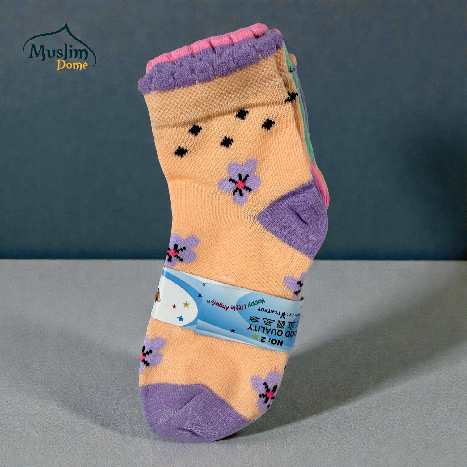 শিশুদের কটন মোজা – ৩–৭ বছর | ৪ পিস কম্বো thumbnail 3