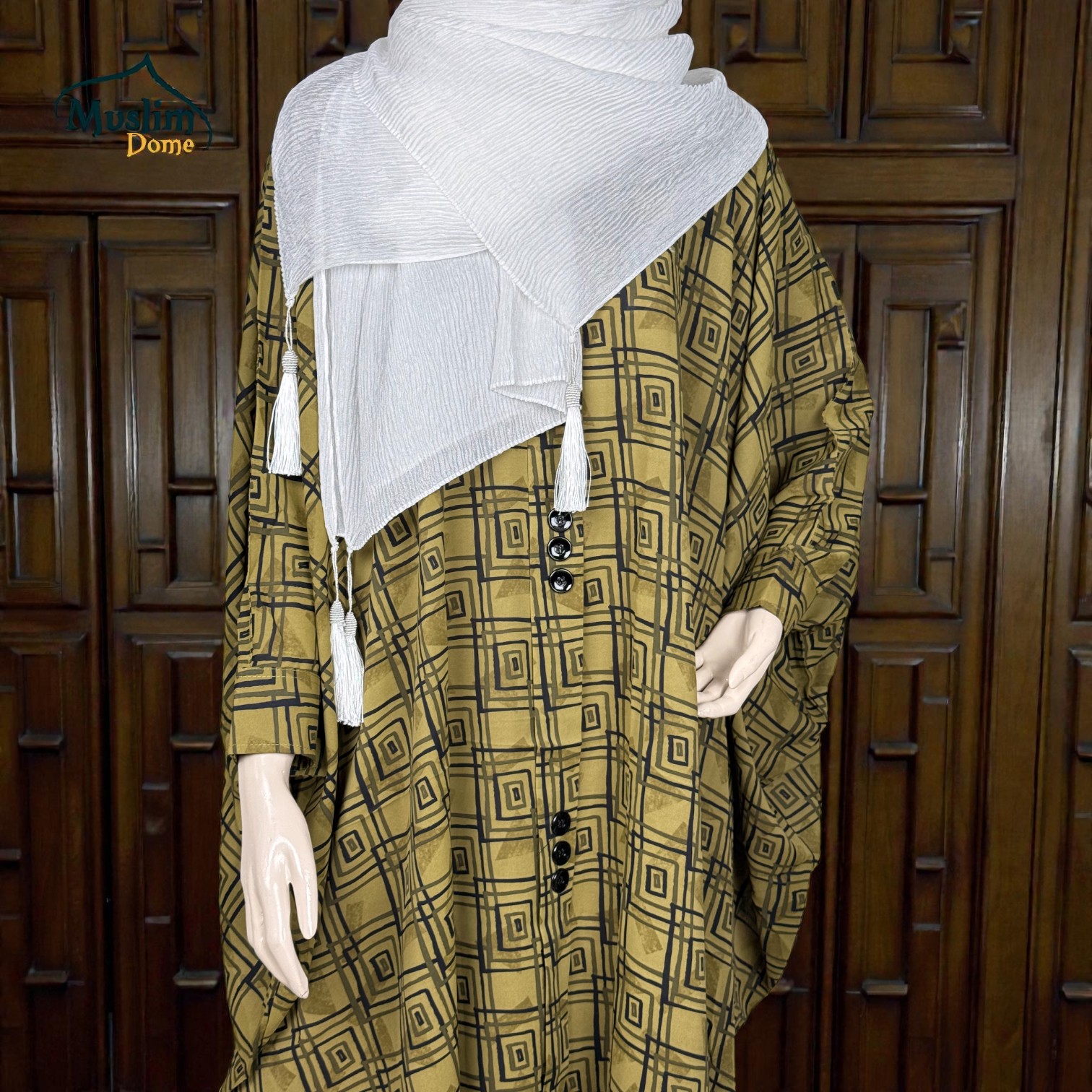 Short Abaya – Multi Print | প্রিমিয়াম Dubai Cherry Fabric | Free Size | Hand Cuff with Adjustable Button | Stylish Everyday Wear thumbnail 2