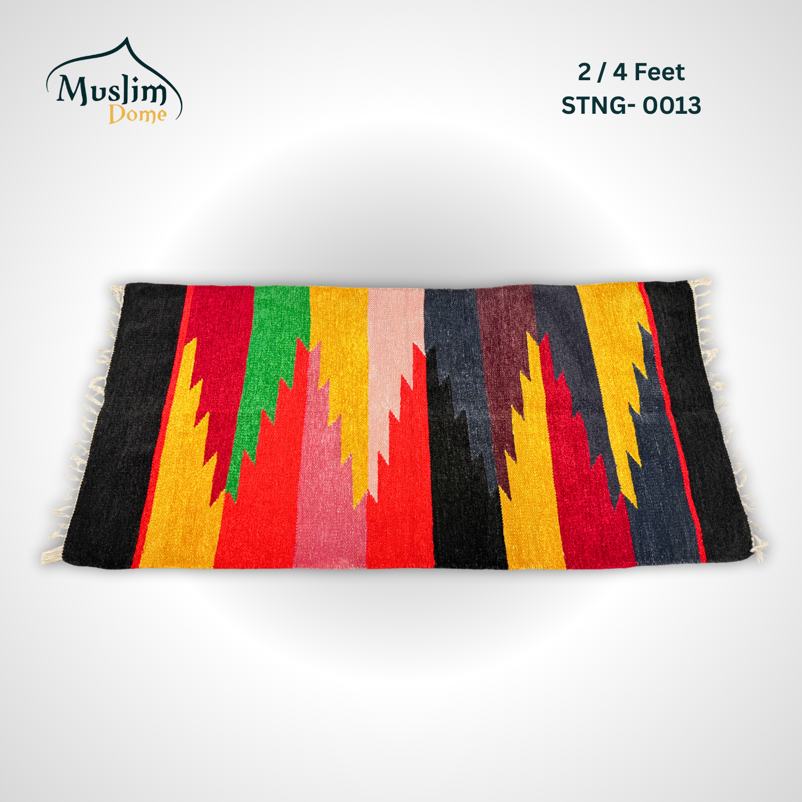 শতরঞ্জি Carpet (2×4 ফিট) | Soft Chanel Fabric | Mini Size | Both Side Usable thumbnail 4