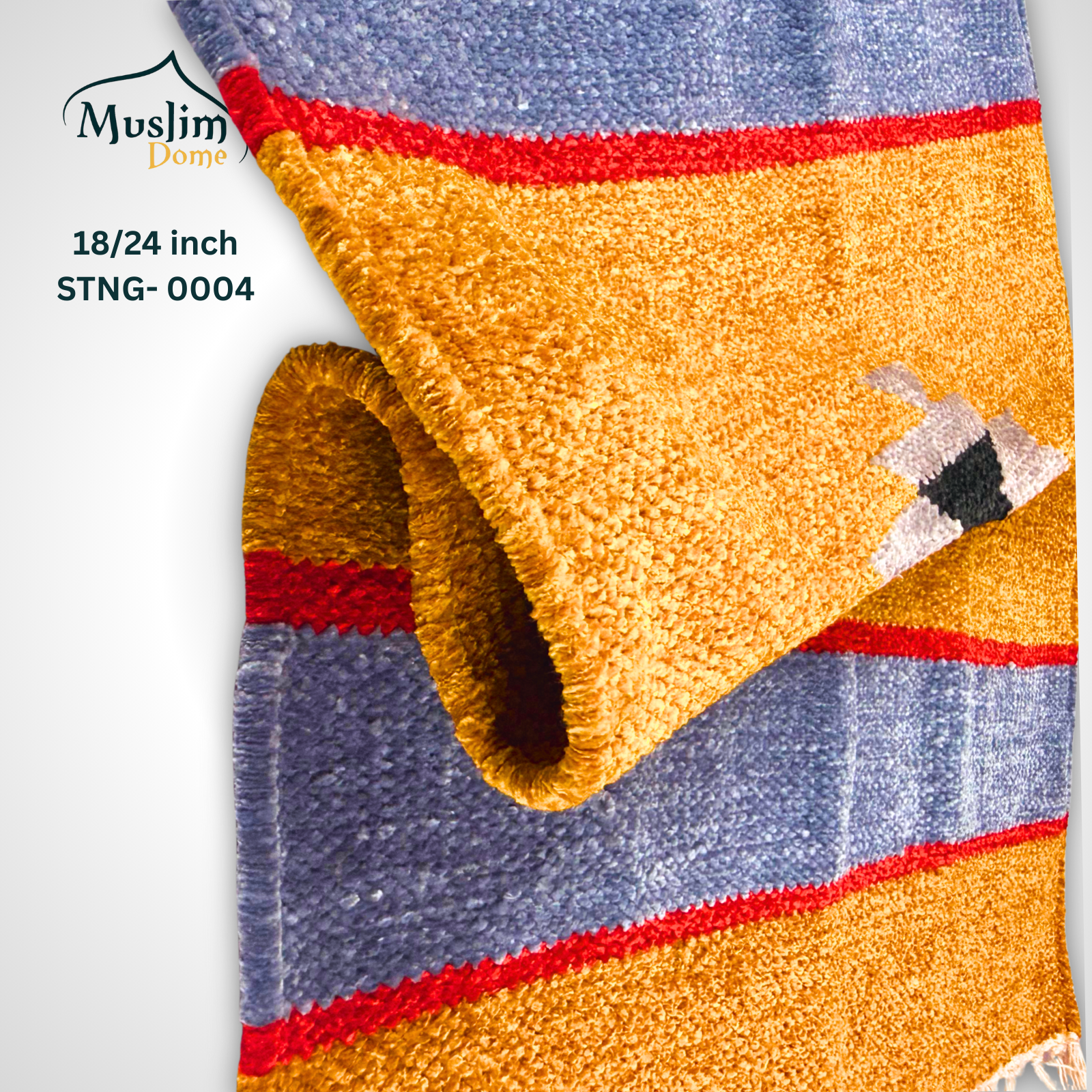 শতরঞ্জি Carpet (18″×24″) হ্যান্ডমেড | Soft Chanel Fabric | Mini Size | Both Side Usable thumbnail 10