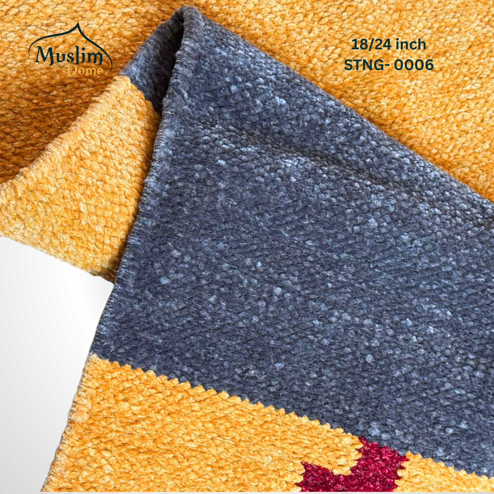 শতরঞ্জি Carpet (18″×24″) হ্যান্ডমেড | Soft Chanel Fabric | Mini Size | Both Side Usable thumbnail 14
