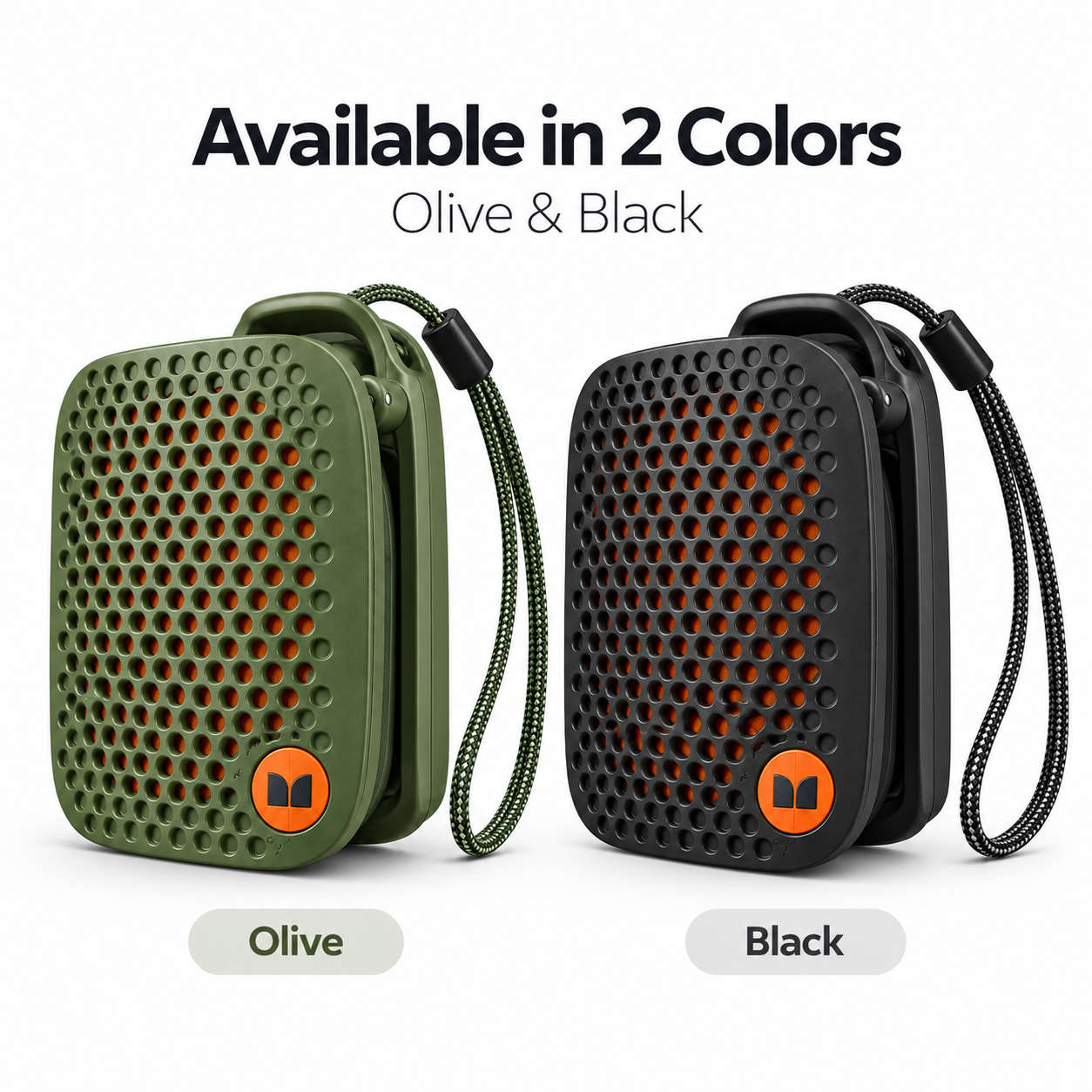 Monster Blaster Micro MS62106 Wearable Bluetooth Speaker – Magnetic Clip & Built-in Mic | 2 Colors