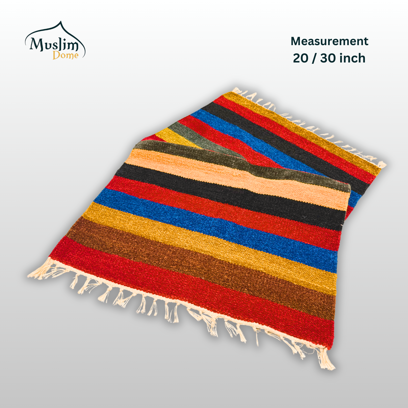 শতরঞ্জি (20×30 ইঞ্চি) | শেনেল (Chanel) ফ্যাব্রিক | Chanel Shataranji Carpet – High Quality, Multi Color