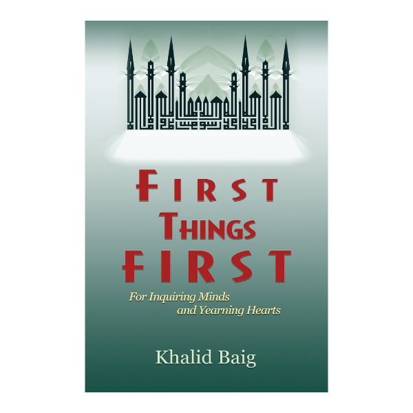 First Things First