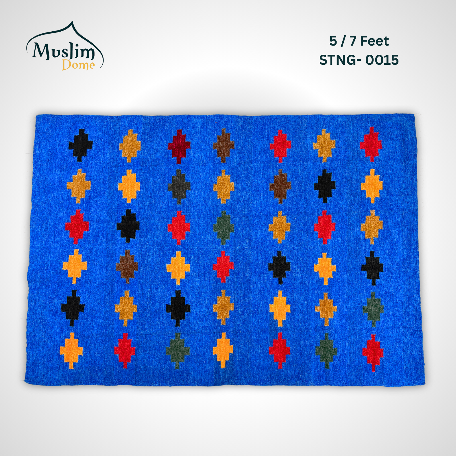 শতরঞ্জি Carpet (5×7 ফিট) | Soft Chanel Fabric | Mini Size | Both Side Usable