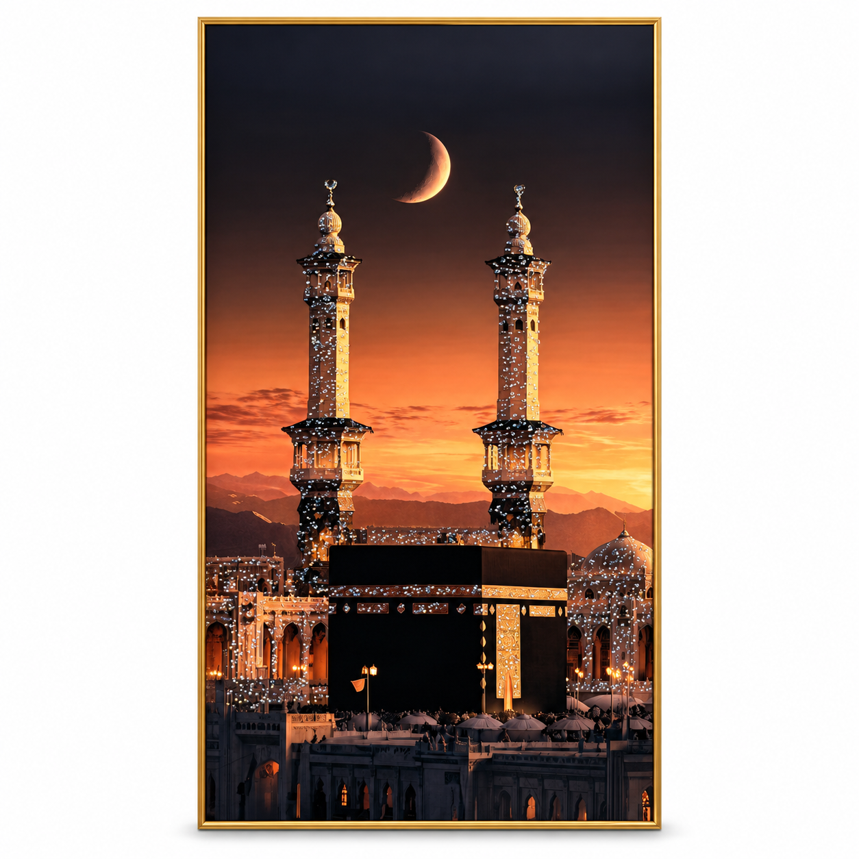 কাবা শরিফ ইসলামিক ওয়াল ফ্রেম : ২৭.৬" x ৫৫" | Kaaba Sharif Islamic Wall Frame